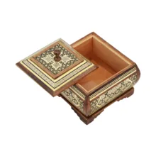 شکلات خوری خاتم کاری چوبی فرازهنر مدل توپی کد 12