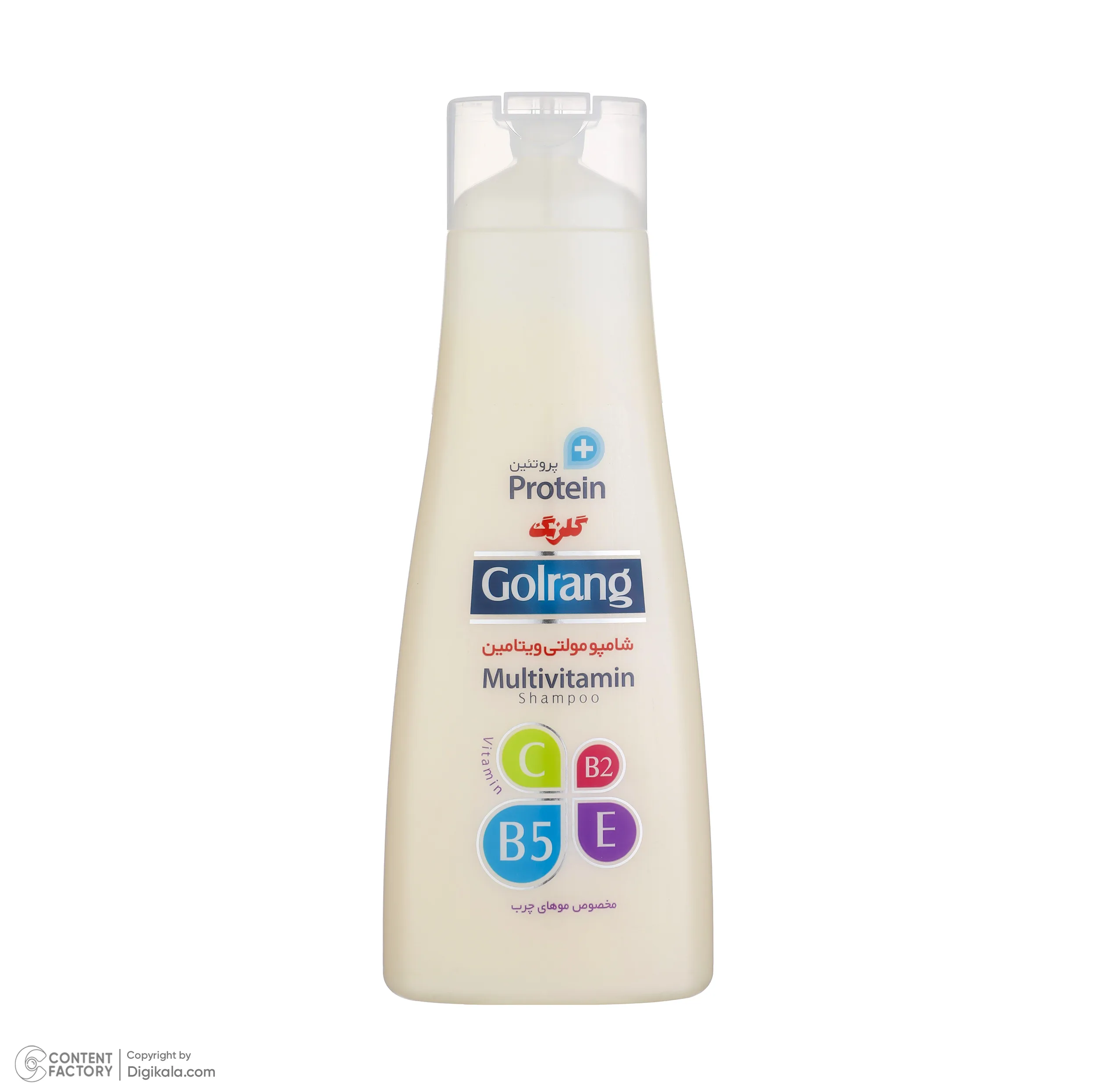 شامپو مولتی ویتامین مو گلرنگ سری Plus Protein مدل Oily Hair وزن 400 گرم