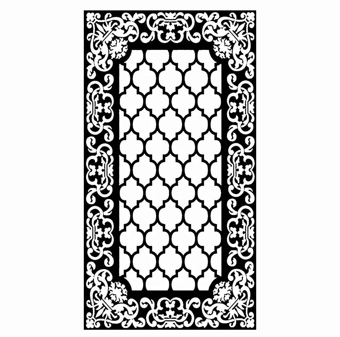 شابلون باتیس آرت طرح فرش کد 939
