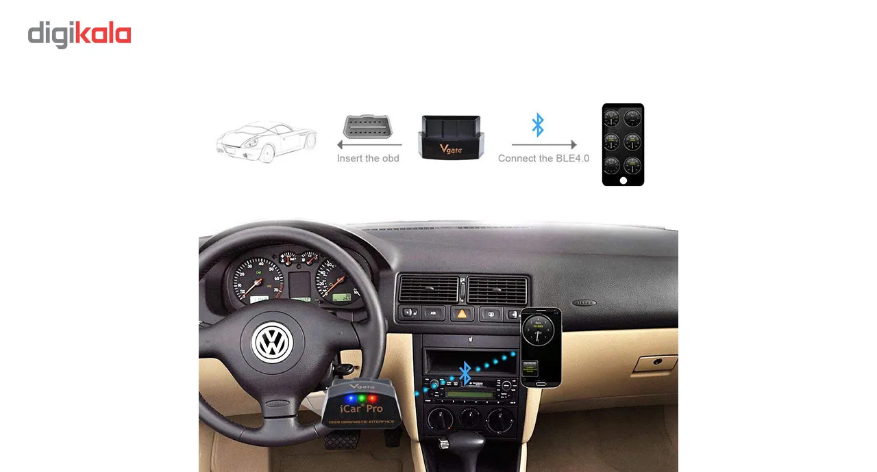 عیب یاب بلوتوثی خودرو مدل ICAR PRO