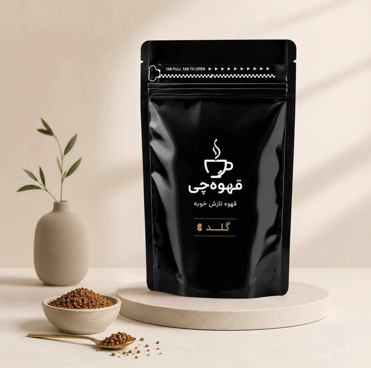 پودر قهوه فوری گلد برزیل  - 100 گرم