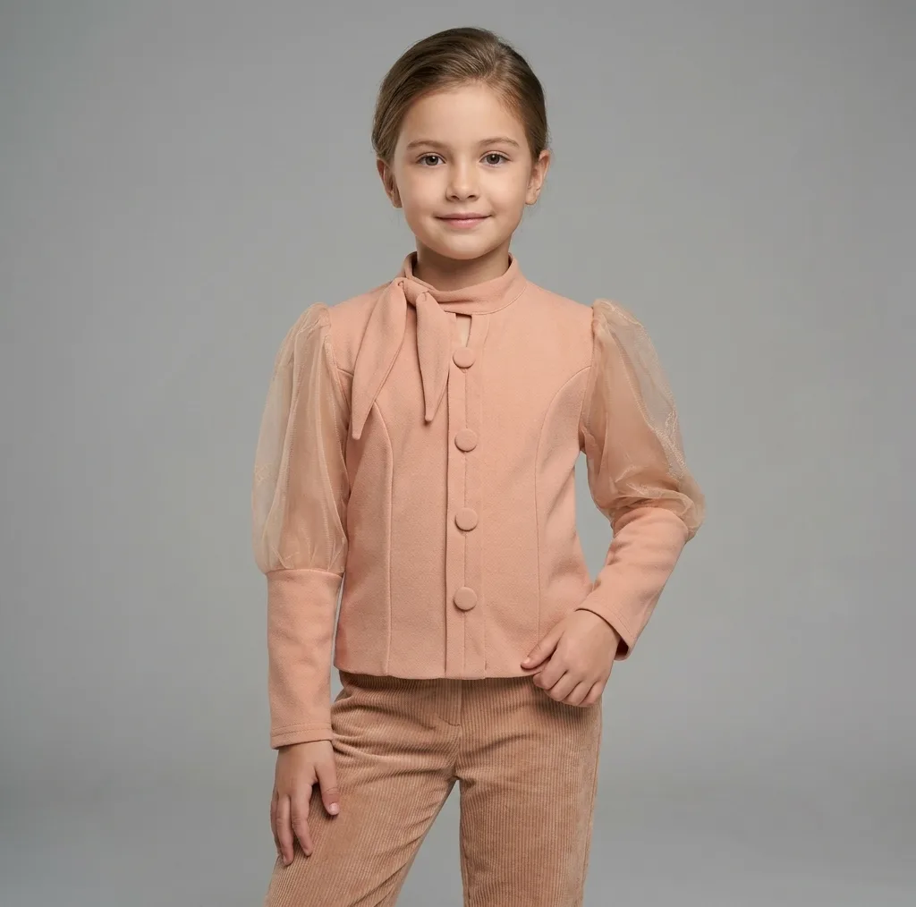شومیز دخترانه کد 299 مدل style