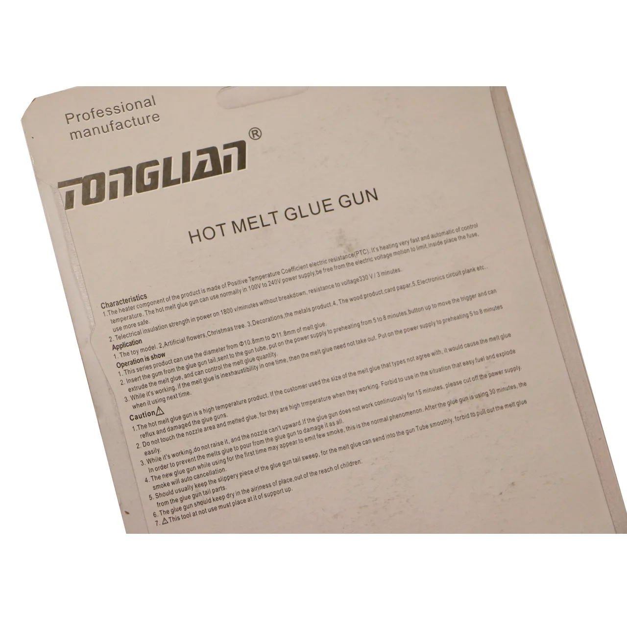 دستگاه چسب تفنگی تانگ لیان مدل TL-186-202