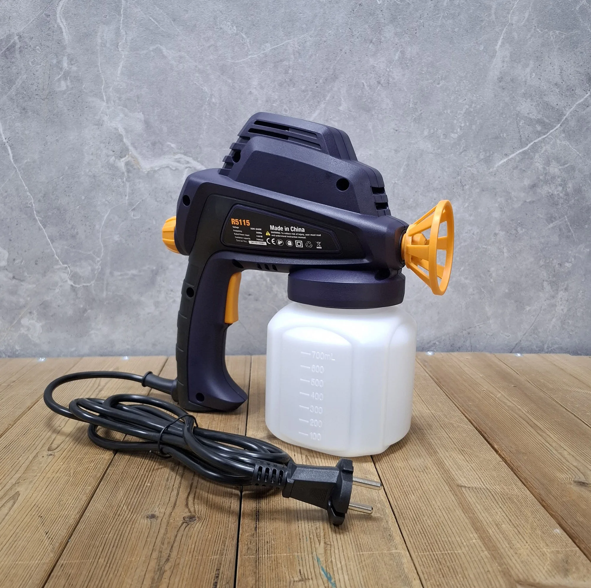 پیستوله رنگ پاش برقی صنعتی رابین مدل 100W کد R5115