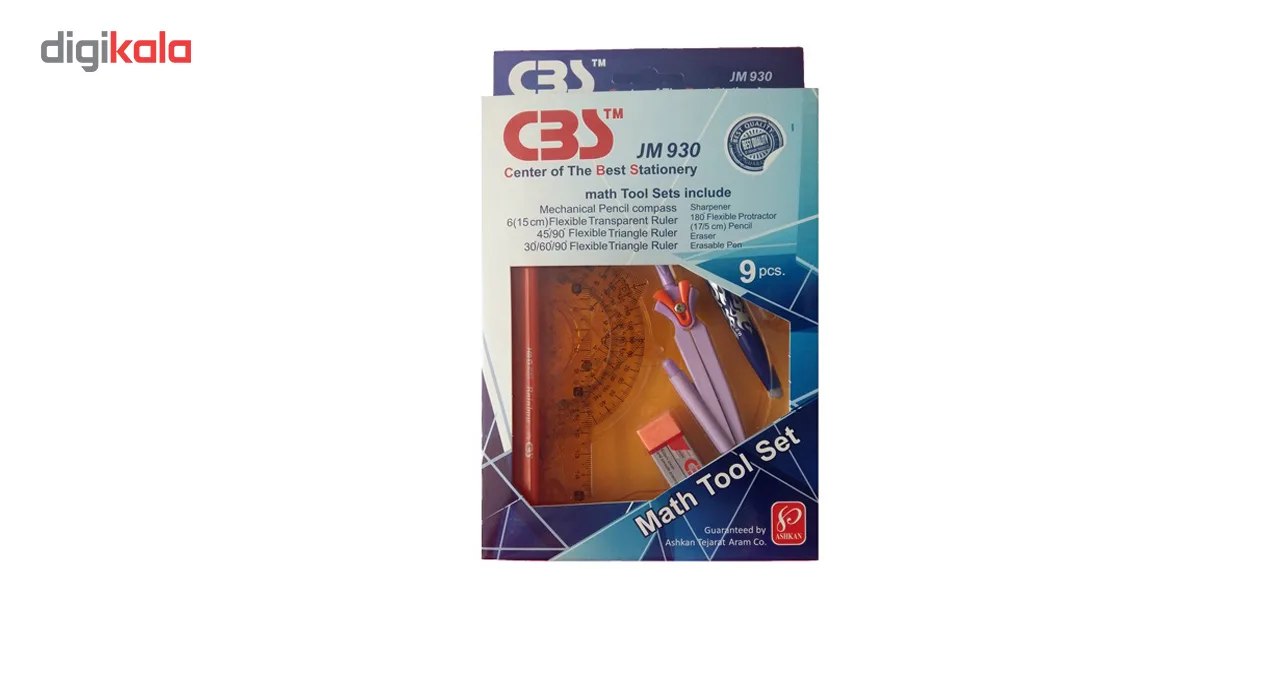 ست پرگار و خط کش سی بی اس مدل JM930