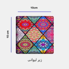 ست ماگ به همراه زیر لیوانی و پد ماوس مدل سنتی کد 346