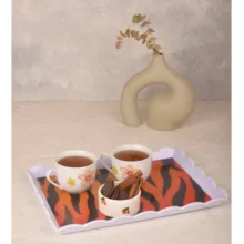 سینی بدون دسته مهروز مدل 6003 ببر سایز 26×36 سانتی متر