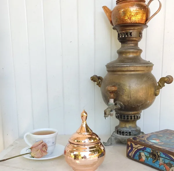 آجیل خوری مسی مدل بدون پایه کد ZH228.3