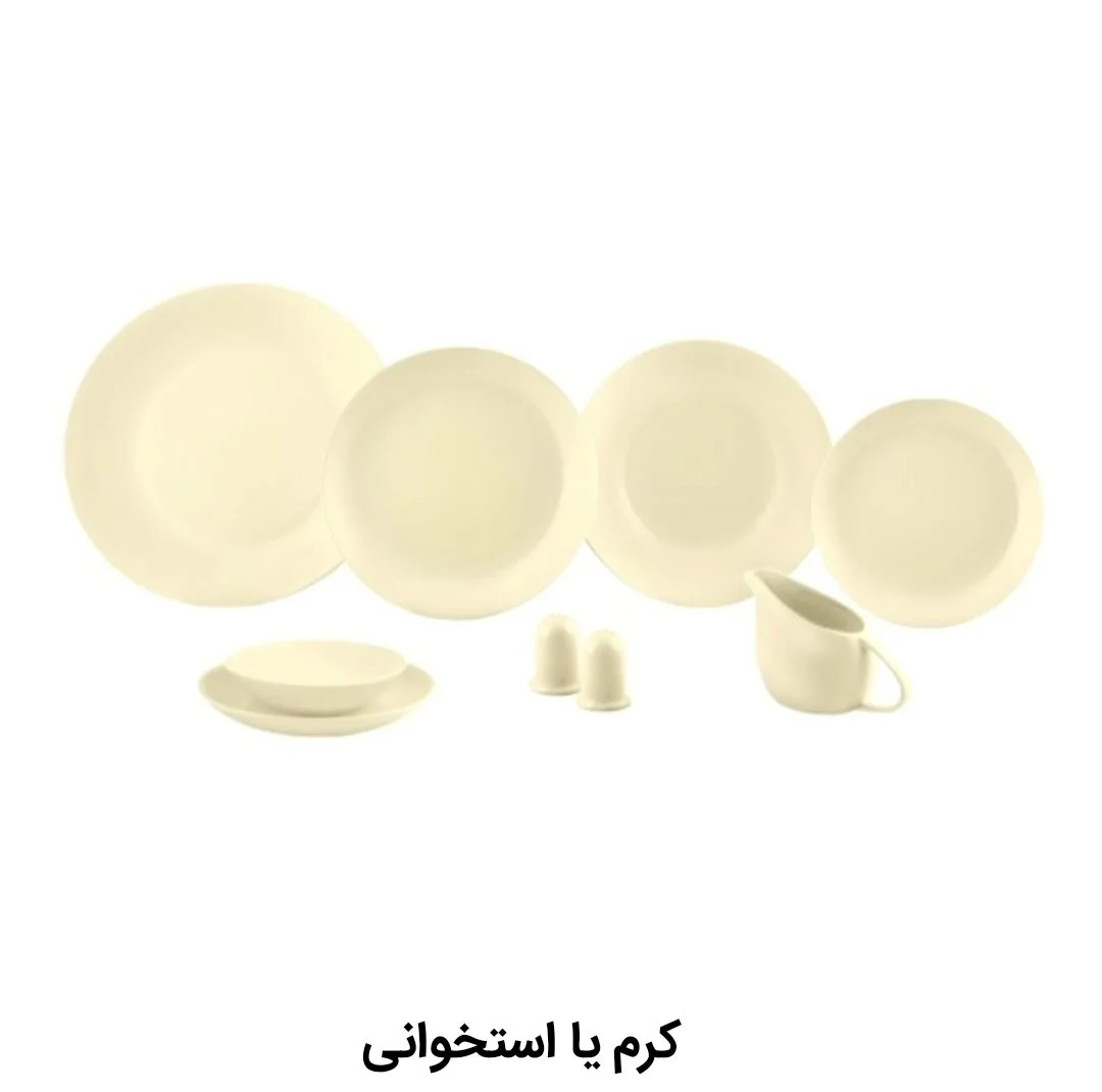 سرویس غذاخوری 30 پارچه 6 نفره رومز مدل استونور