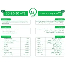 کود کامل سایتال مدل NPK 20-20-20+TE وزن 10 کیلوگرم