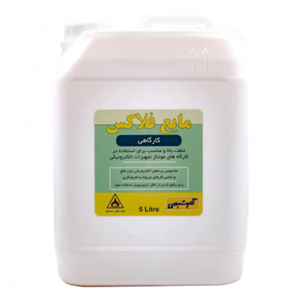 مایع فلاکس کارگاهی  تکنوشیمی مدل F-5l حجم 5 لیتر