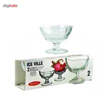 بستنی خوری پاشاباغچه مدل Iceville 51368 بسته 2 عددی
