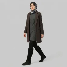 بوت زنانه چرم وحید مدل دانیله کد 8496