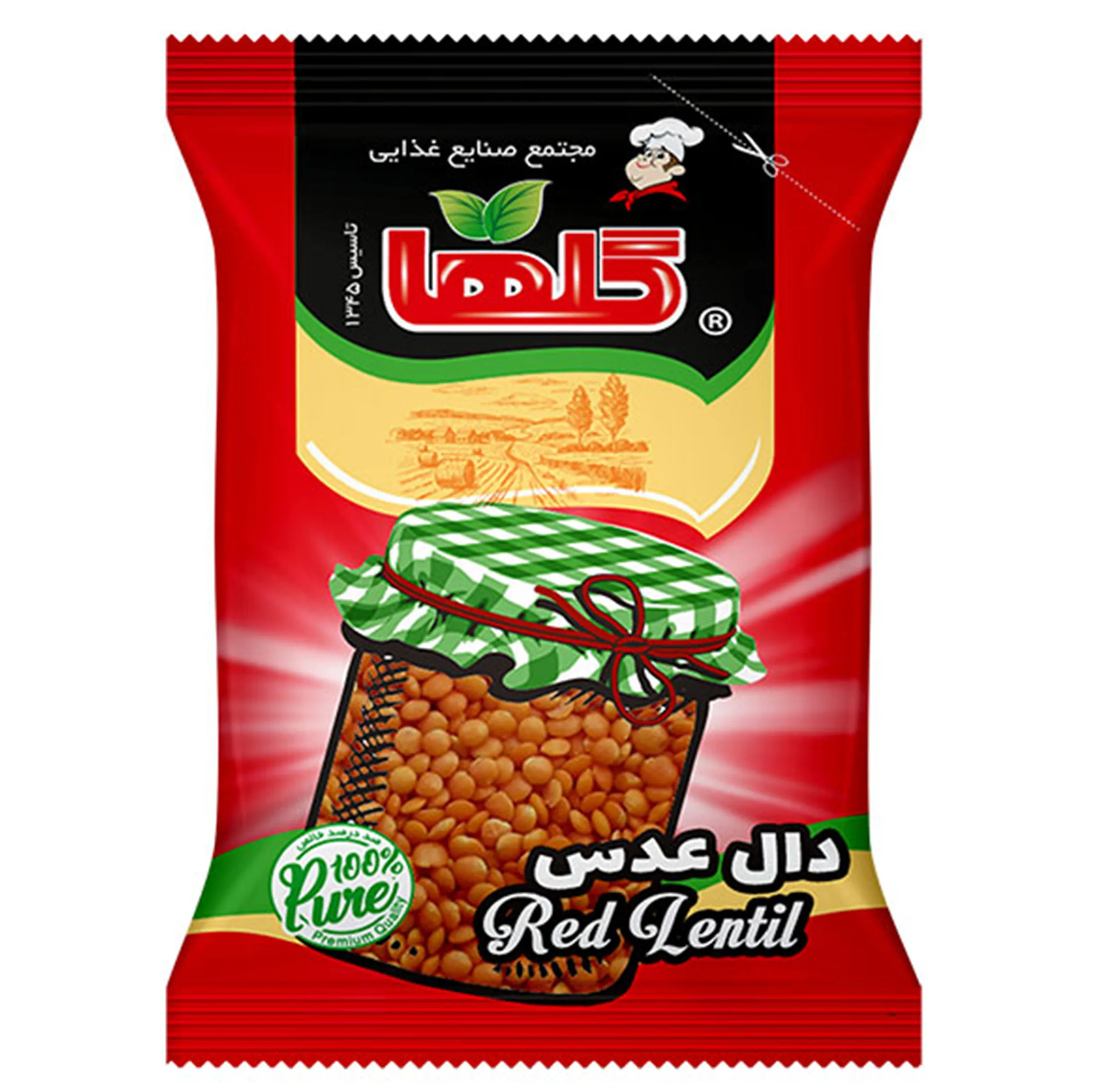 دال عدس گلها 400 گرم