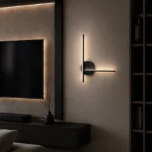 دیوارکوب 2 شعله نور از ما رشکان مدل 2kh.90