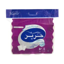دستمال توالت حریر بسته 12 عددی