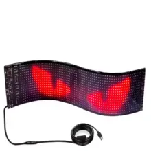 نمایشگر ال ای دی منعطف خودرو مدلFlexible LED Car Screen