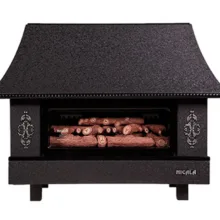 بخاری گازی شومینه ای نیک کالا مدل نفیس MC30