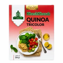 کینوا سه رنگ و سفید خوش خوراک - 250 گرم بسته 2 عددی