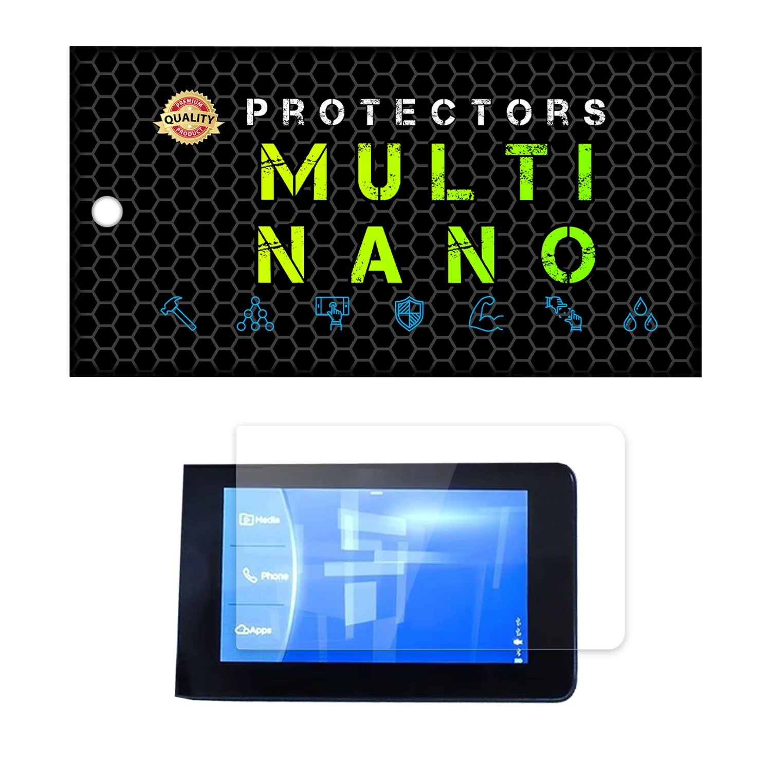 محافظ صفحه نمایش خودرو مولتی نانو مدل X-S1N مناسب برای چری Arrizo 5 Turbo