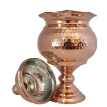 آجیل خوری مسی مدل لاله کد ZH282.2
