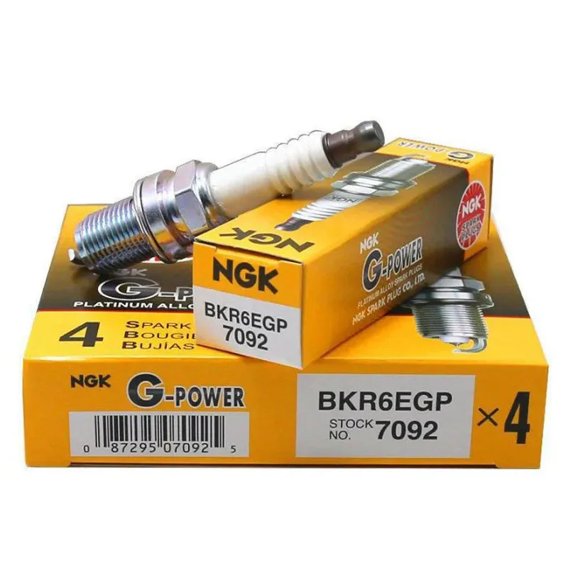 شمع خودرو ان جی کی مدل BKR6EGP 7092 بسته چهار عددی