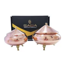 شکلات خوری مسی کد HS63 مجموعه 2 عددی