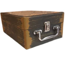 جعبه هدیه مدل چمدان چوبی طرح بهاری کد WS800