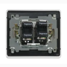پریز شبکه دو پورت لگرند مدل cat6