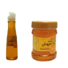 عسل طبیعی عسل داریوش – 400 گرم به همراه عسل طبیعی عسل داریوش – 240 گرم بسته ۲ عددی