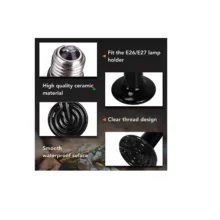 لامپ گرمایشی 200 وات مدل emitter پایه E27