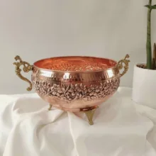 آجیل خوری مسی مدل اطلس کد  ZH434.3