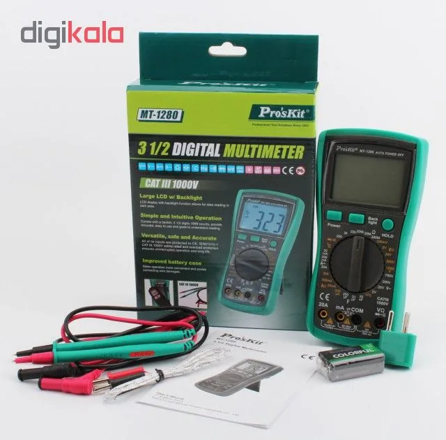 مولتی متر دیجیتال پروسکیت مدل MT-1280