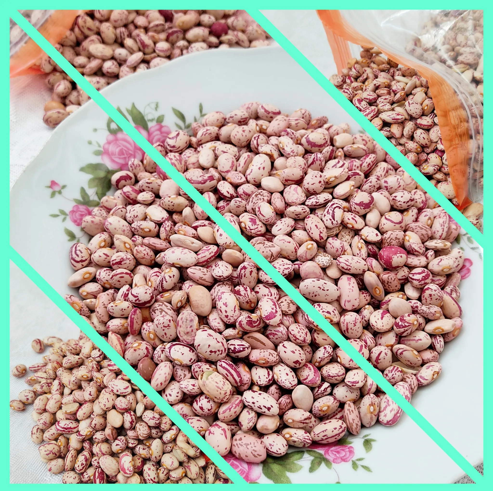 لوبیا چیتی ممتاز خوشپخت - 900 گرم