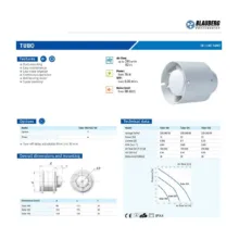 هواکش کانالی بلابرگ مدل  TUBO - 100