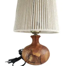 آباژور چوبی مدل کلاه مخروطی کد 02