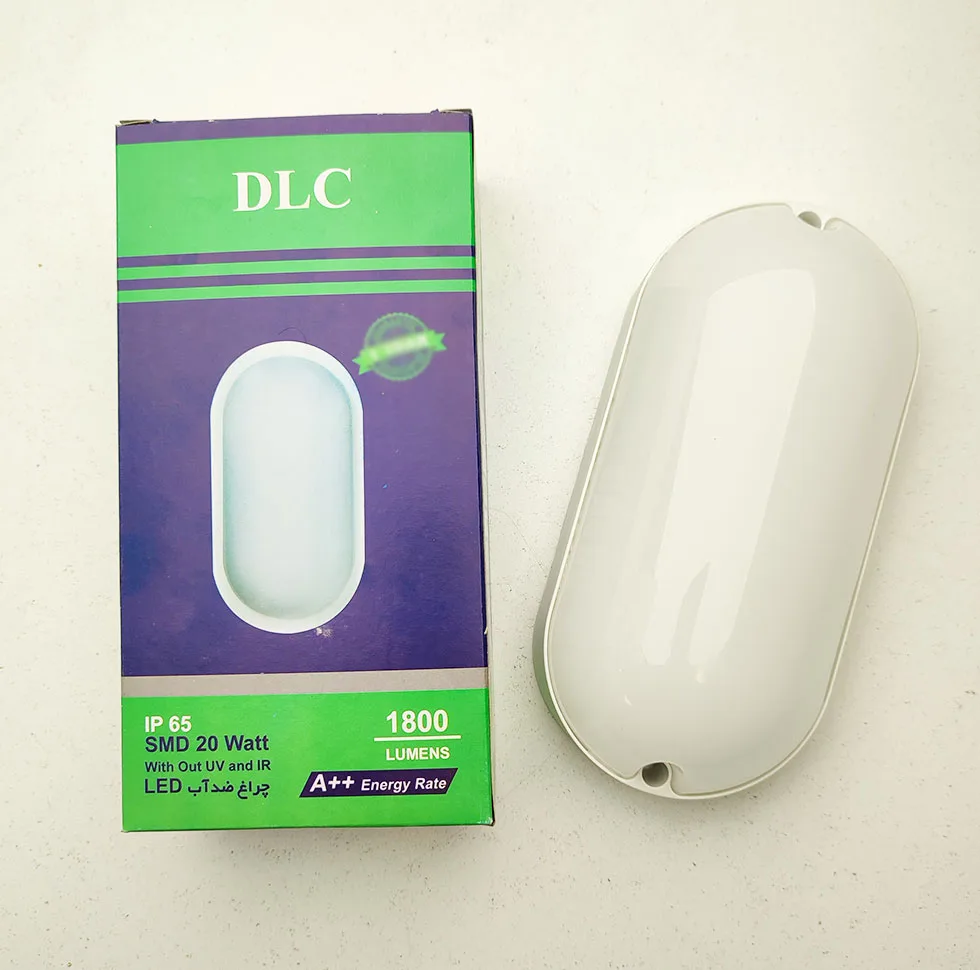 چراغ 20 وات دی ال سی مدل واترپروف IP65
