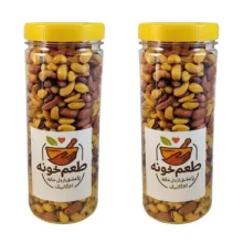 آجیل چهار مغز شور ارگانیک تبریز طعم خونه – 800 گرم بسته 2 عددی