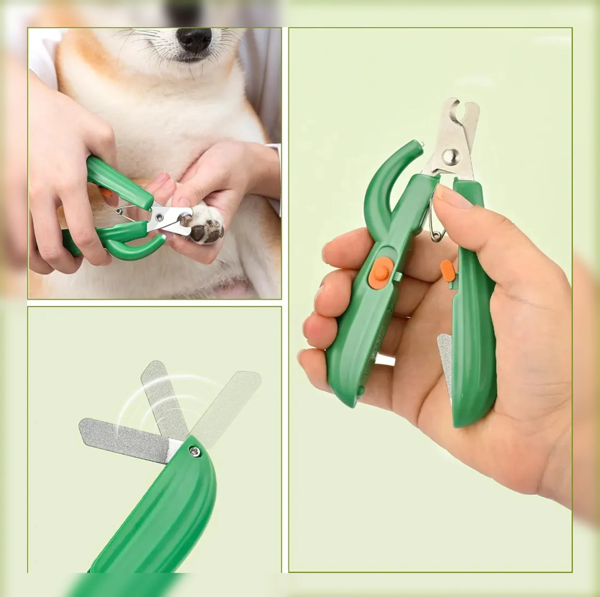 ناخن گیر سگ و گربه مدل pakeway کاکتوس چراغ دار