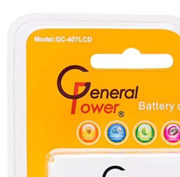 شارژر باتری جنرال پاور مدل GC-407LCD