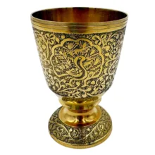 سرویس چای خوری 7 پارچه مدل طاووسی گلد