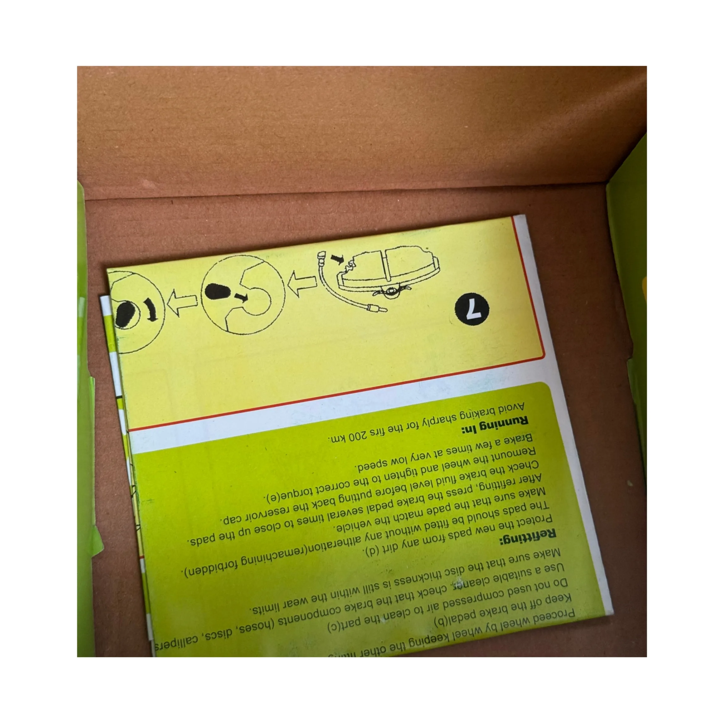 لنت ترمز دیسکی جلو ام اچ کو مدل Mhp40505 دو جفت مناسب برای لیفان x60 و mvm x22