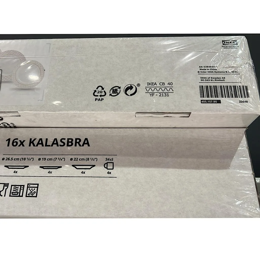 سرویس غذاخوری 16 پارچه ایکیا مدل KALASBRA