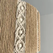 لوستر بافتنی مدل مراکشی هندسی کد 3520