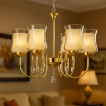 لوستر 5 شعله شاهان تک مدل CHR/5/2GLA