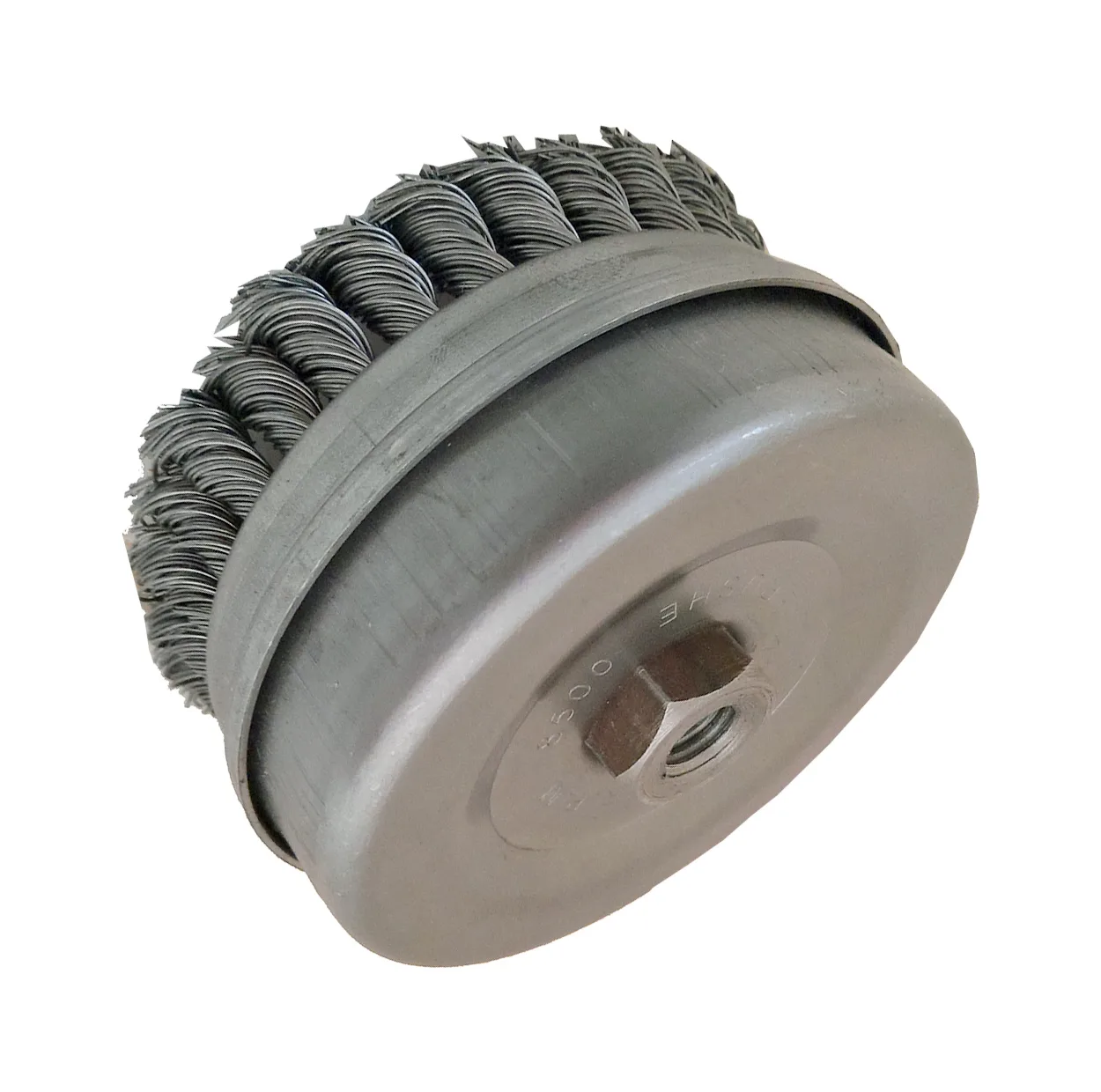 فرچه سیمی کاسه ای صنعت براش مدل AT - 9125 سایز 125 میلی متر