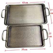 سینی دسته دار یونی هوم مدل آنتیک مجموعه 2 عددی