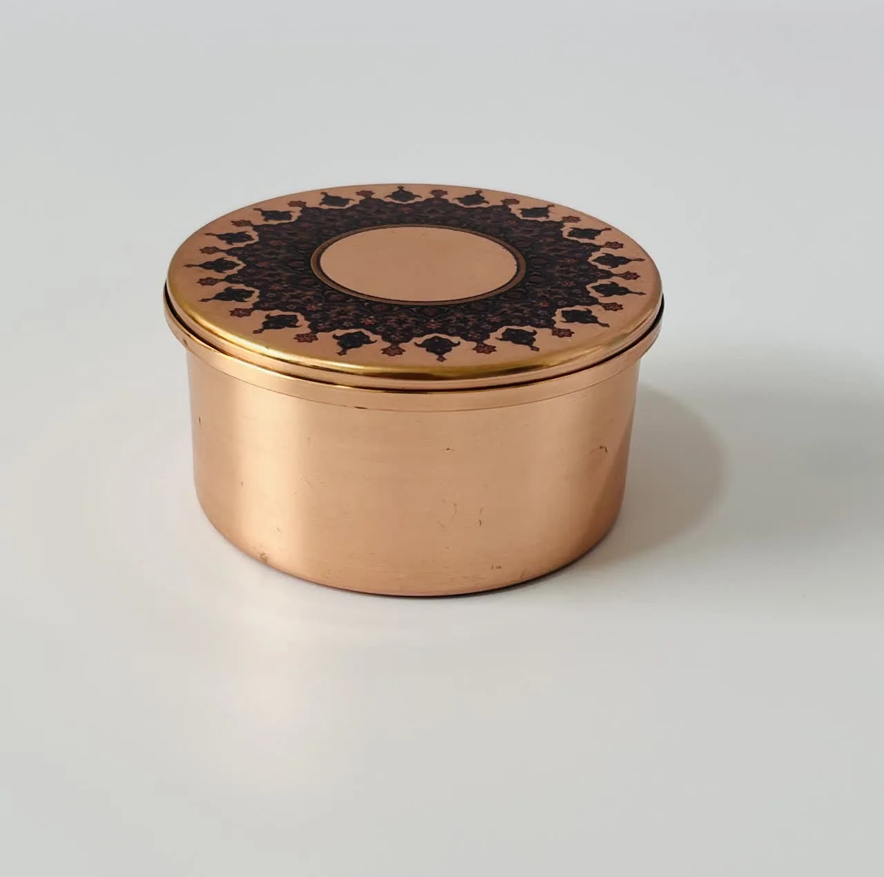 شکلات خوری مسی طرح اسلیمی کد ZH356.5