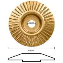 صفحه چوب ساب مینی فرز مدل تنگستن کاربید کد 100mm مجموعه سه عددی