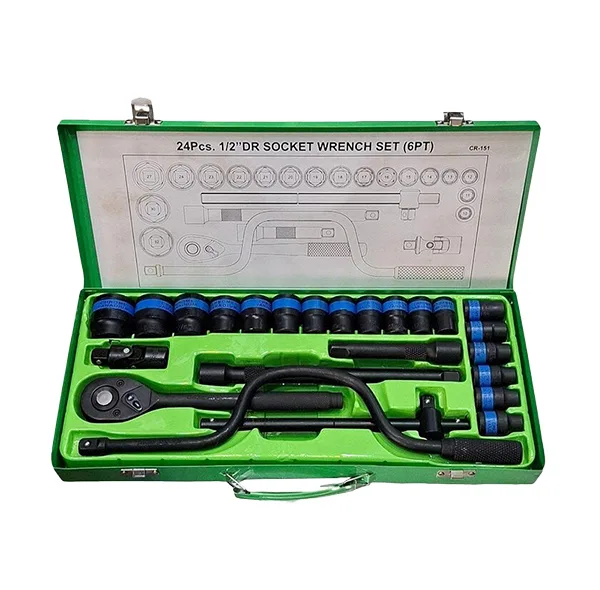 جعبه بکس کراسمن مدل YP-DRIVE1/2-24PCS مجموعه 24 عددی